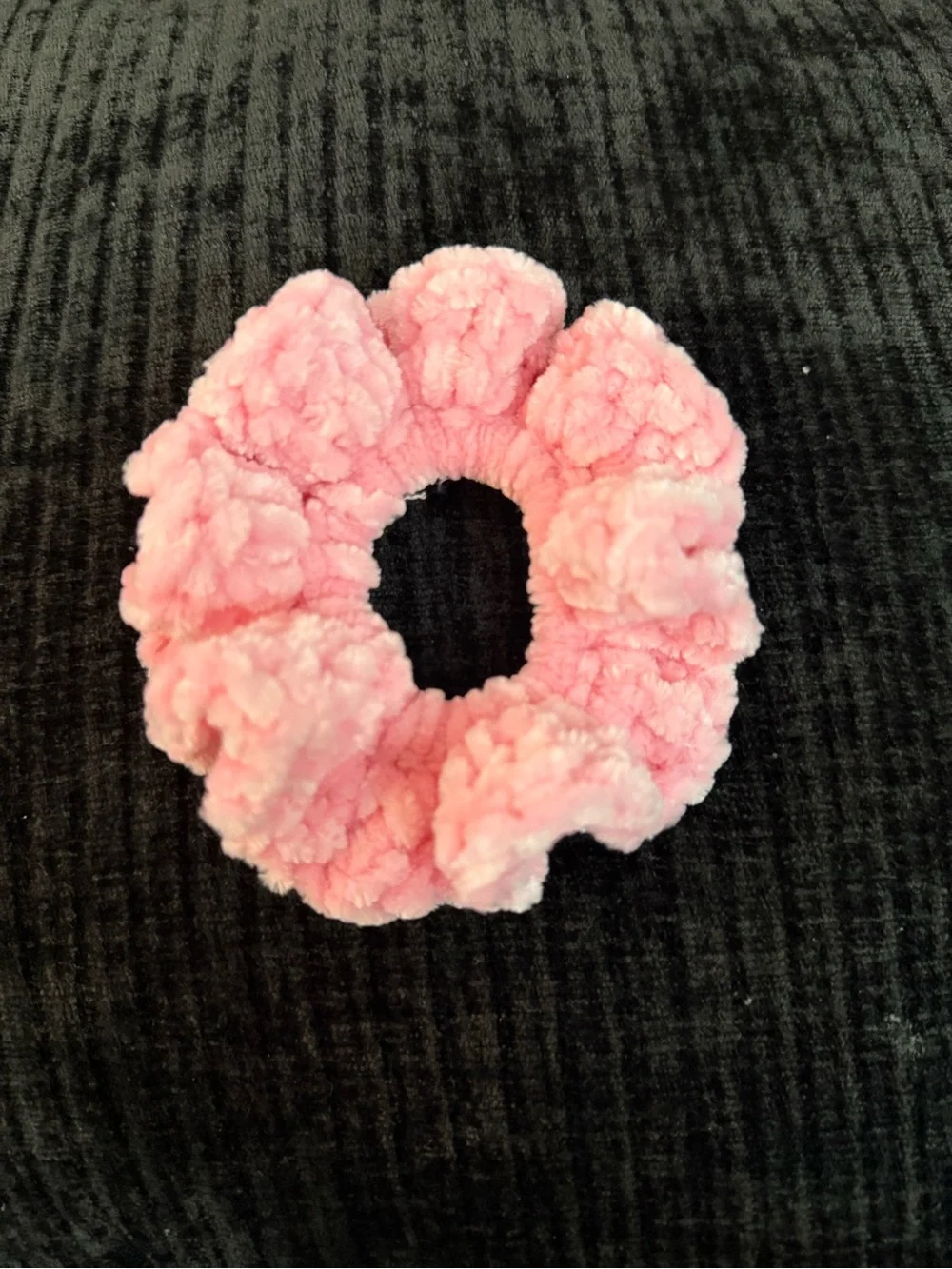 2Pack- Soft Plush Ruffled Hair Scrunchies